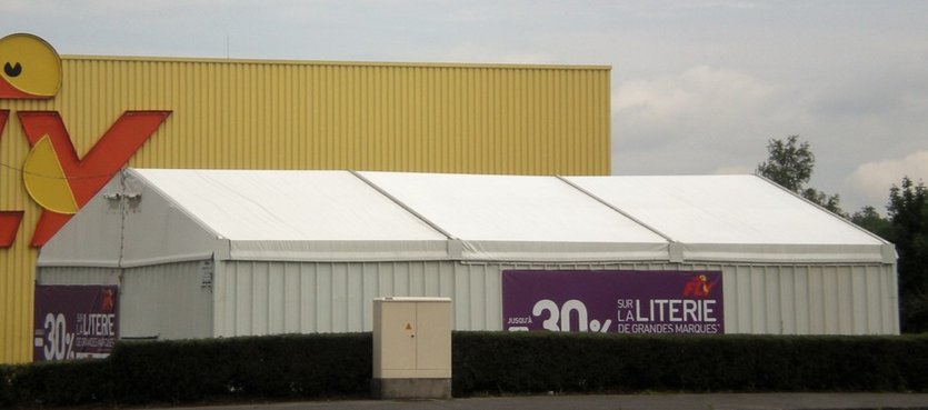 Carpa de almacenamiento