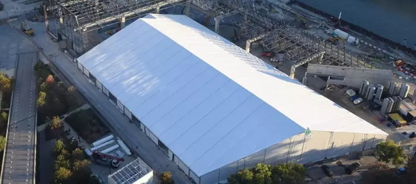 Carpa industrial de grand luz